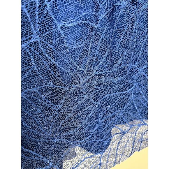 Monique Lhullier Navy Lines Dress 8 - Picture 6 of 14